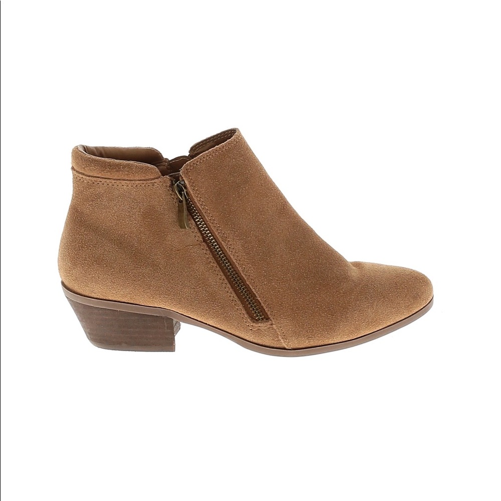 Apri By Italian Shoemakers Suede Ankle Bootie